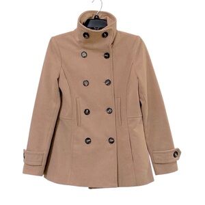 Thread & Supply Camel Double Breasted Peacoat Size Small